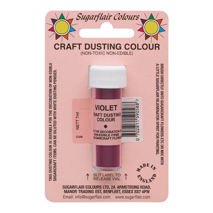Sugarflair Craft Dusting Colour Violet 7g