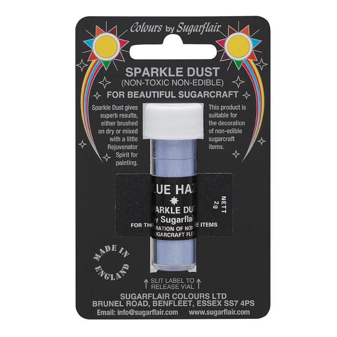 Sugarflair Sparkle Dust Blue Haze 2g