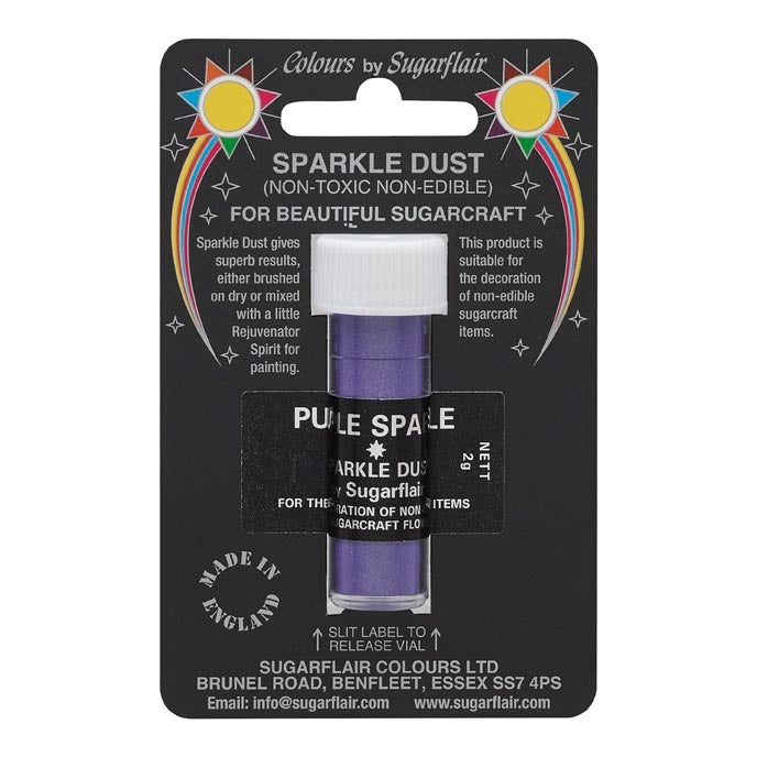 Sugarflair Sparkle Dust Purple Sparkle 2g