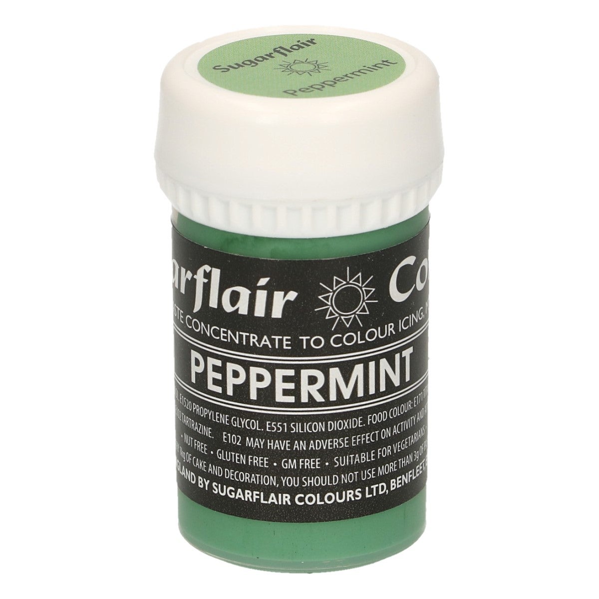 Sugarflair Paste Colour Pastel PEPPERMINT 25g