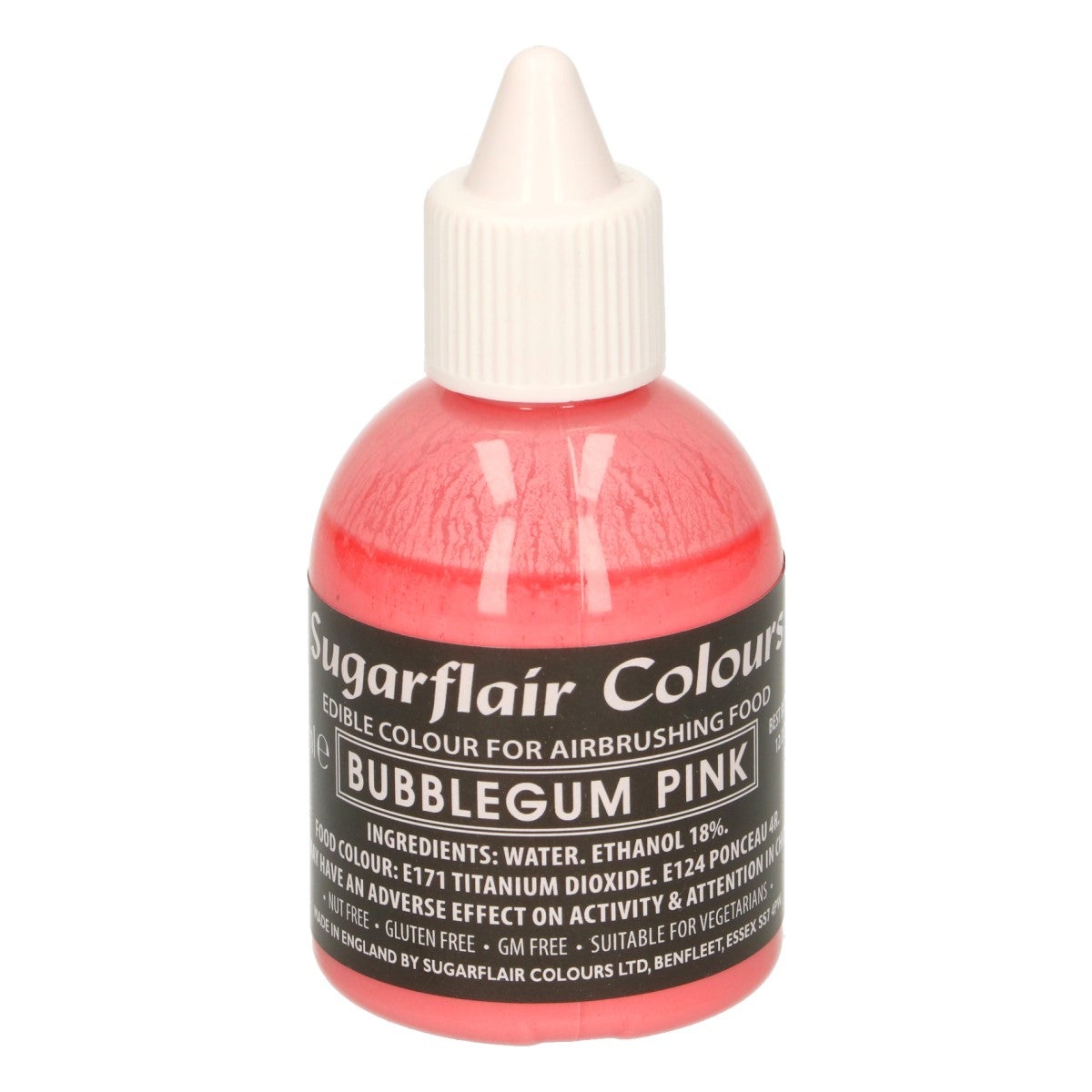 Sugarflair Airbrush Colouring -Bubblegum Pink- 60ml