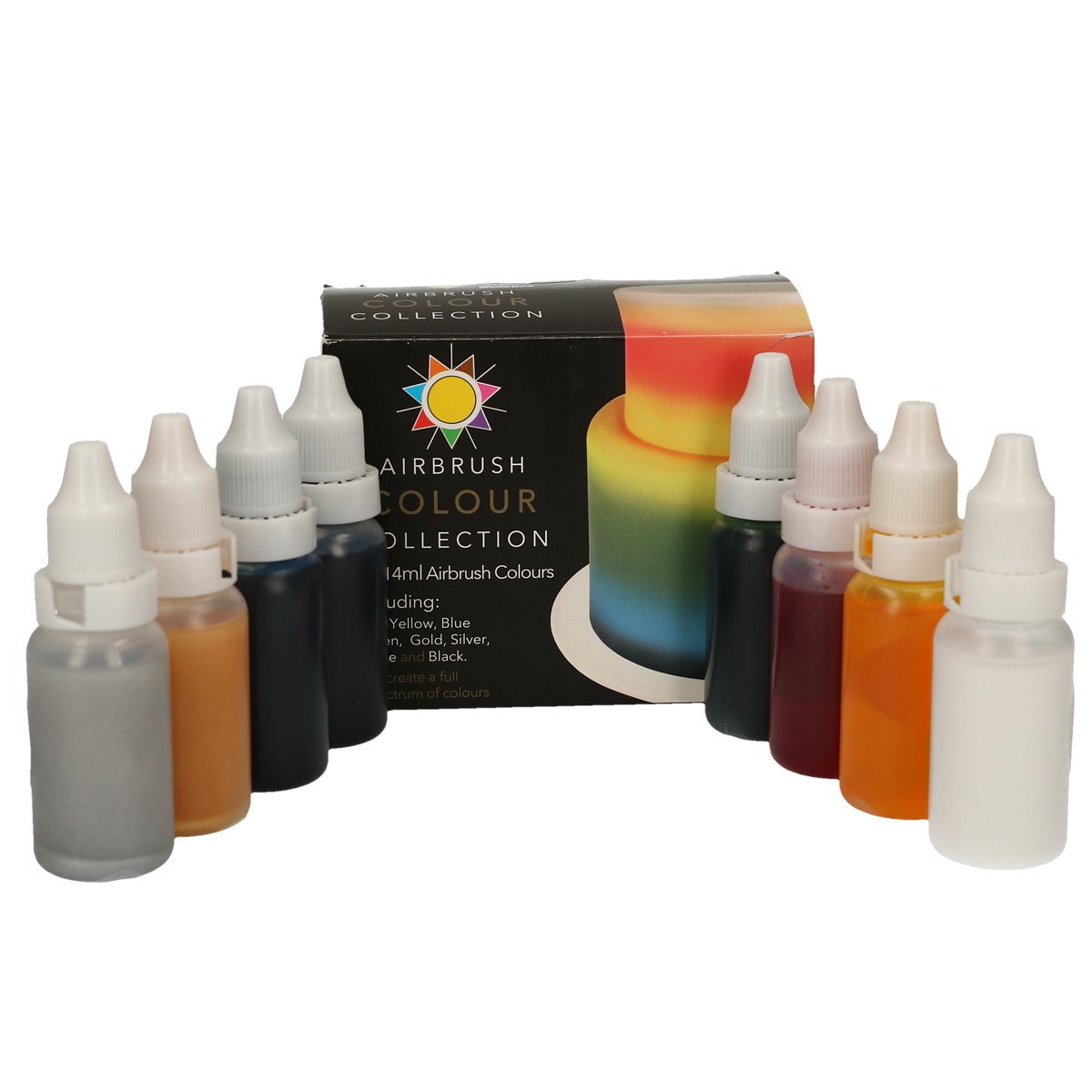 Sugarflair Airbrush Colour Collection 8x14ml