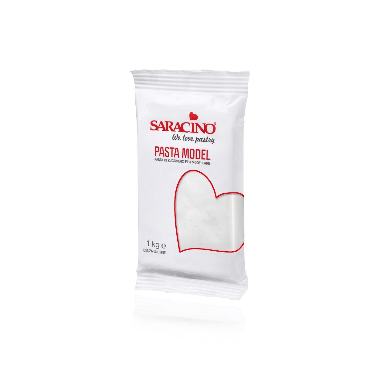 Saracino Model Paste - Wit 1 kg