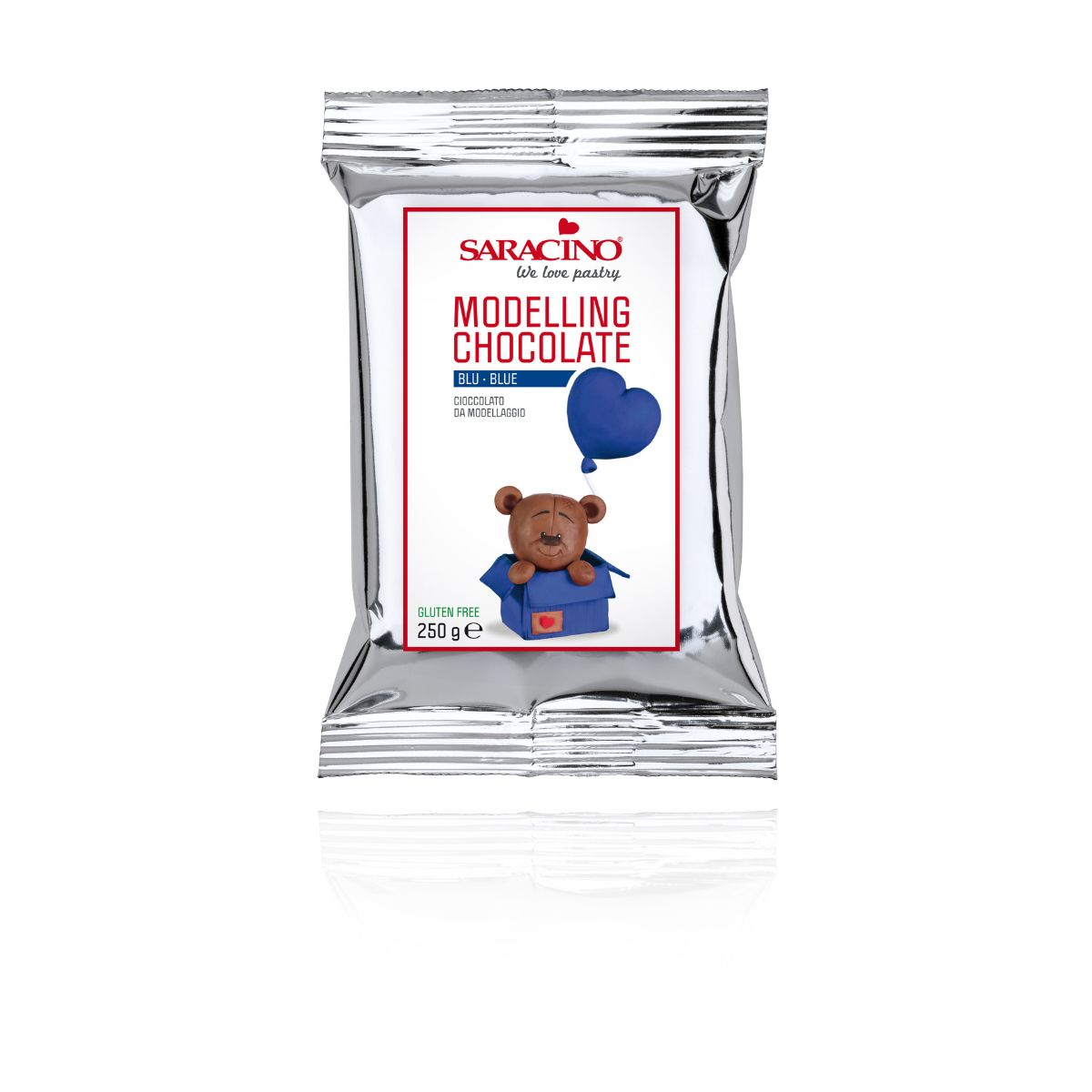 Saracino Modelleerchocolade - Blauw 250g