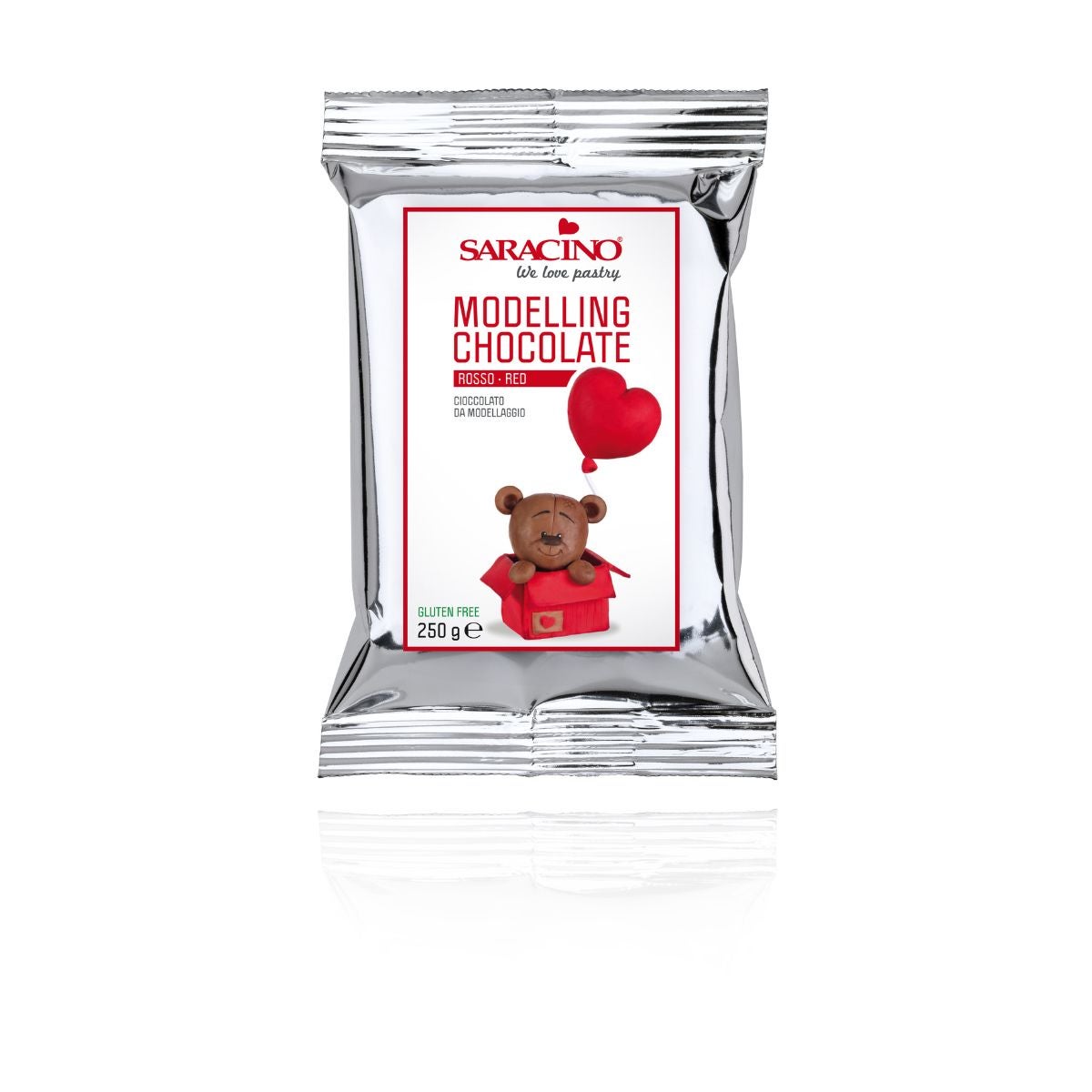 Saracino Modelleerchocolade - Rood 250g