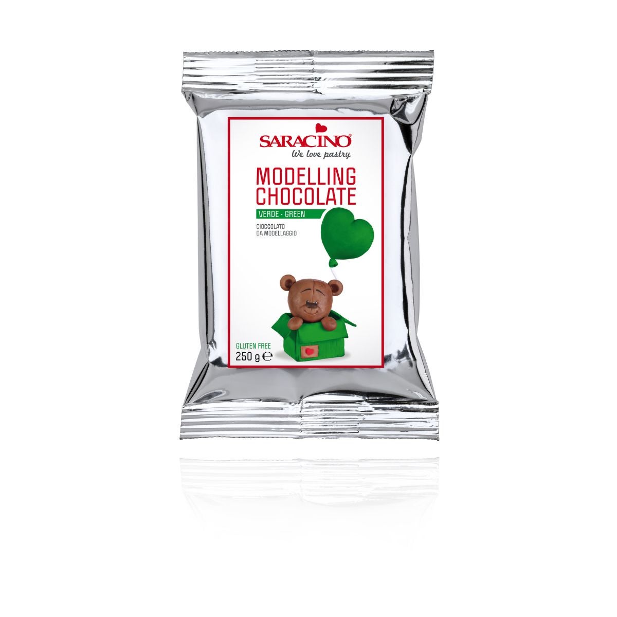Saracino Modelleerchocolade - Groen 250g