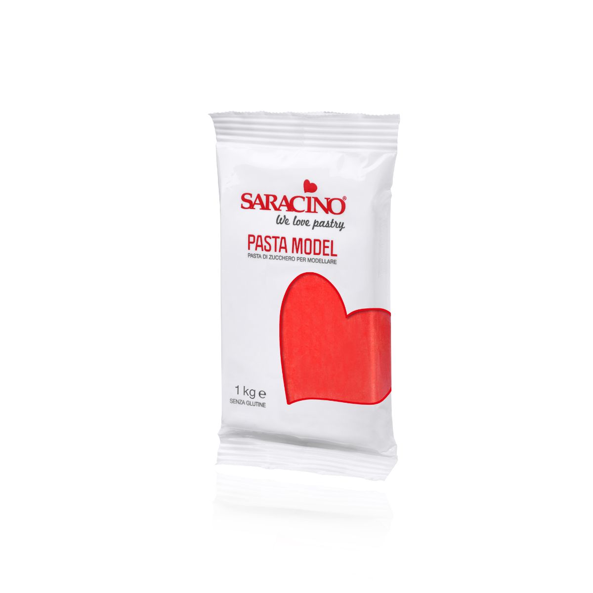 Saracino Model Paste - Rood 1 kg