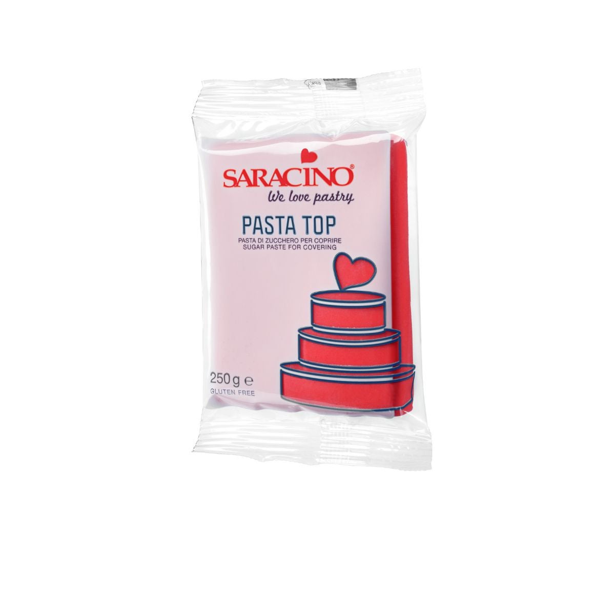 Saracino Top Fondant - Rood 250g