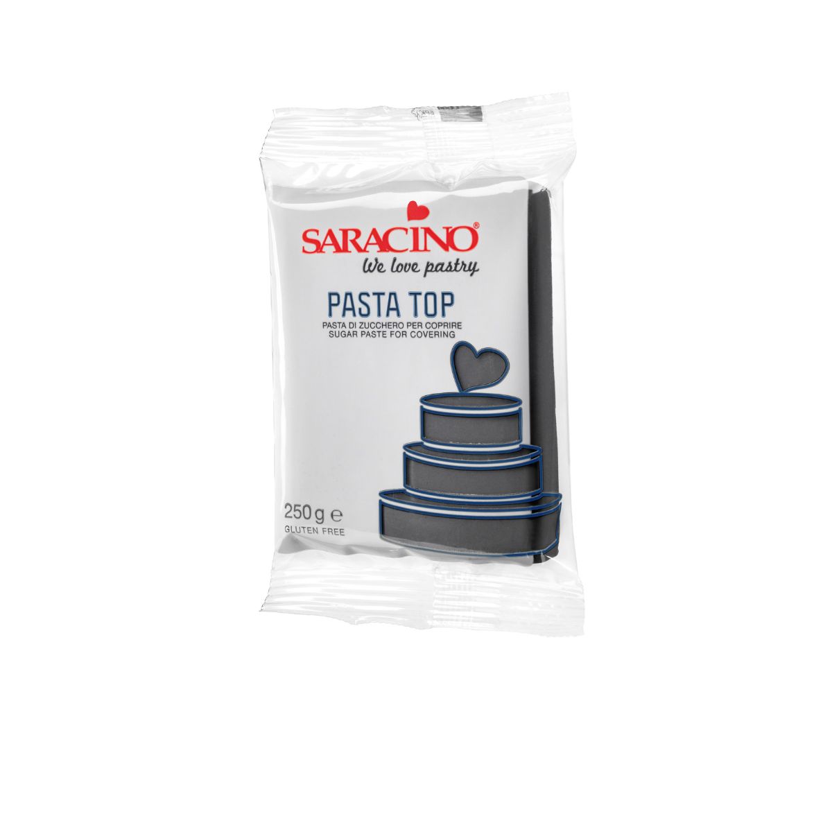 Saracino Top Fondant - Zwart 250g