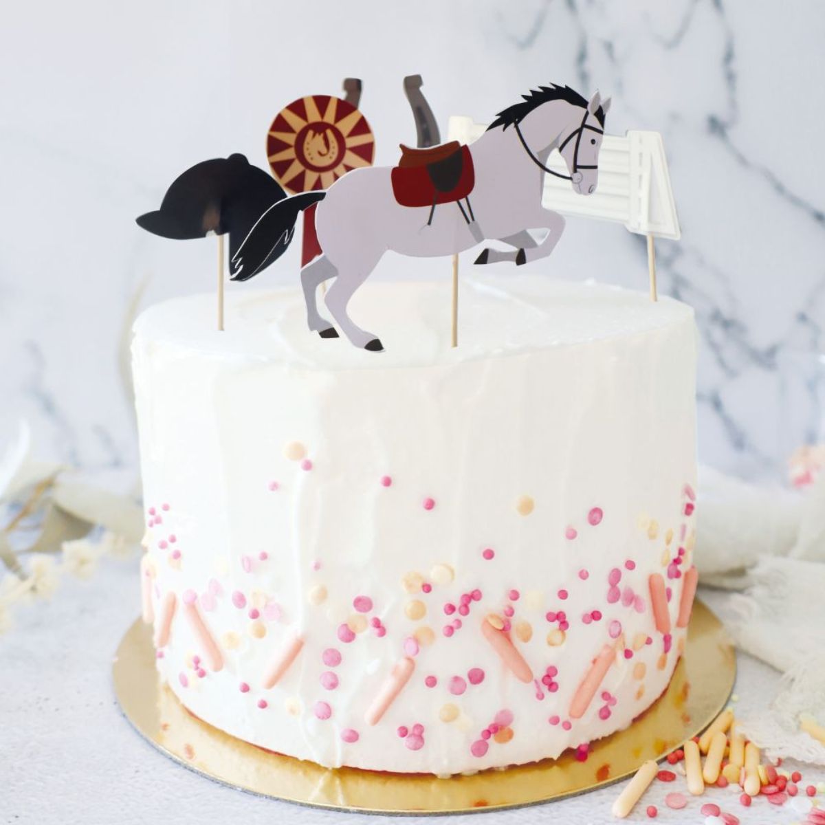 Scrapcooking Cakes Accessories Horse Sports