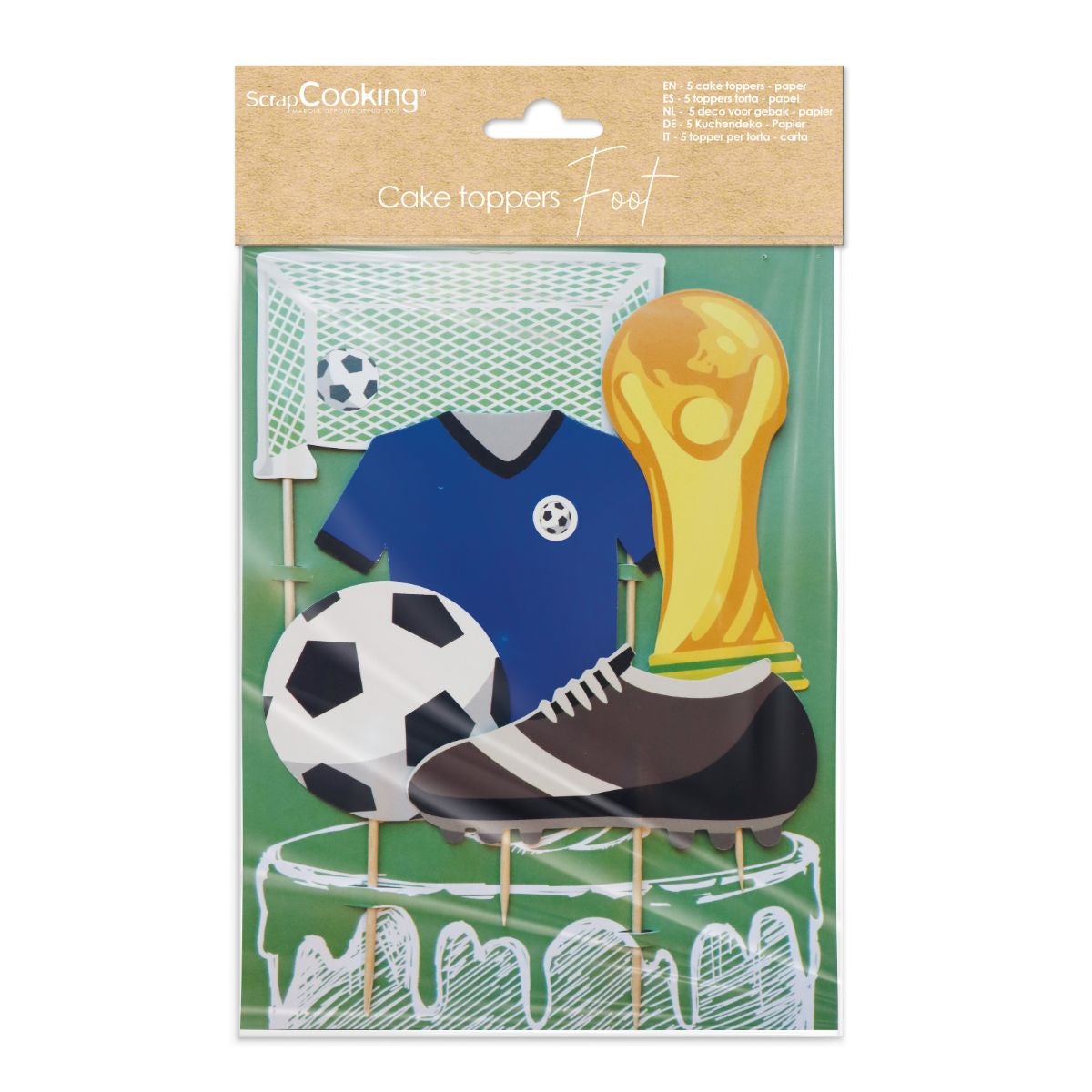 Scrapcooking Cakes Accessories Football