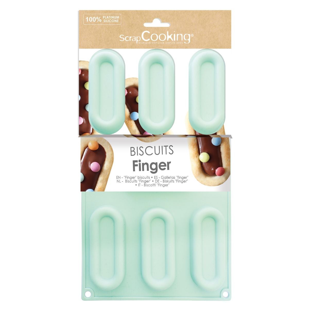 Scrapcooking Silicone Mould - Finger Biscuit