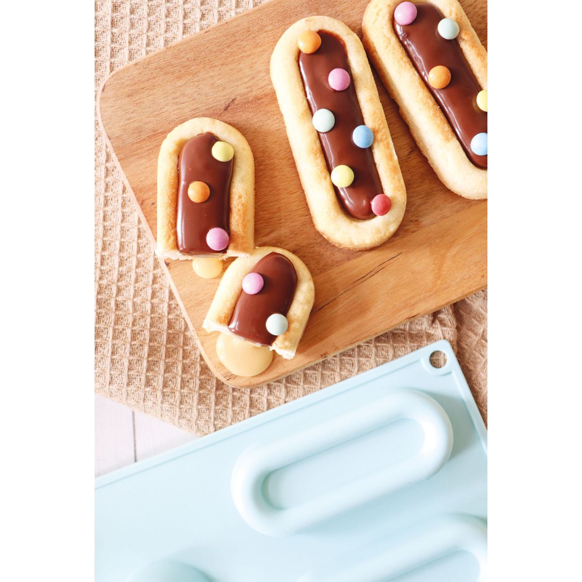 ScrapCooking Siliconen Mal Lange Vinger Koekjes