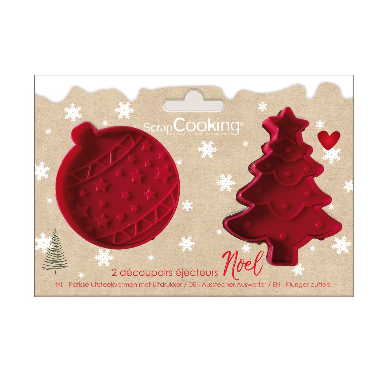 Scrapcooking Uitsteekvormpjes Kerst Set/2
