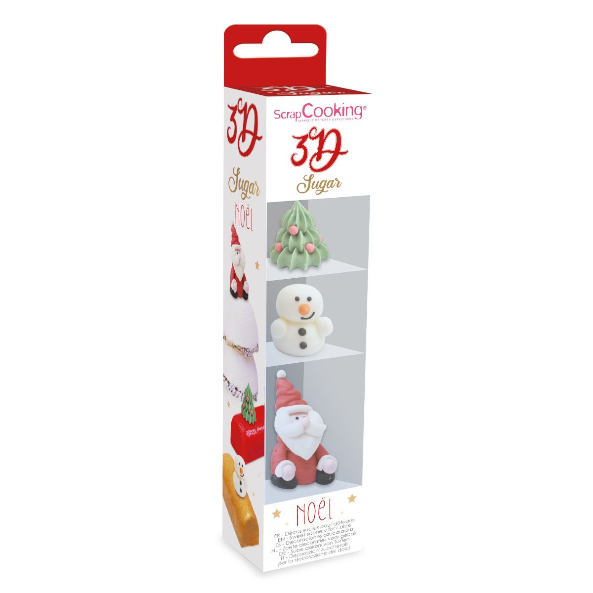 Scrapcooking Suikerdecoraties - 3D Kerstmis