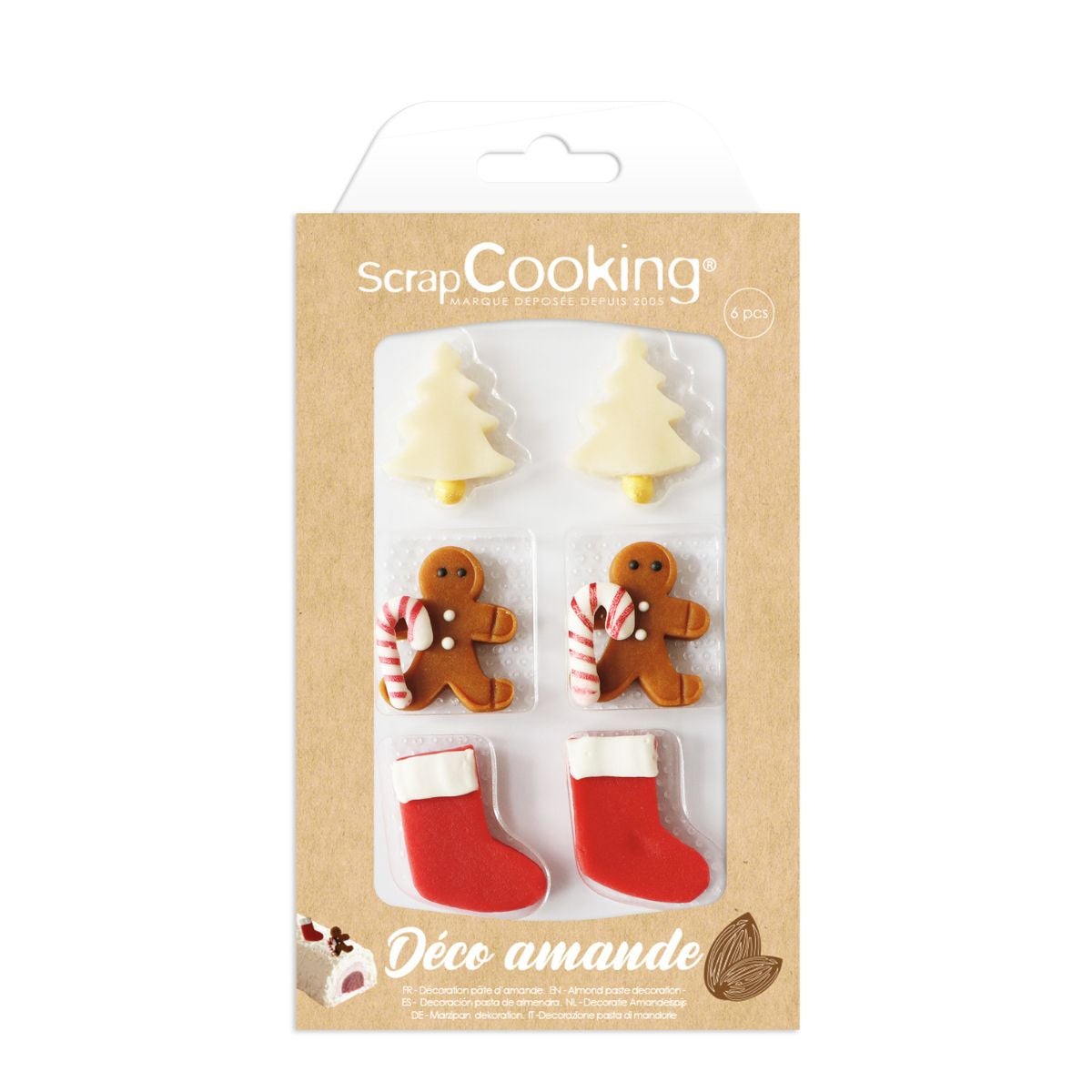 Scrapcooking Marsepein Decoraties 33g - Sweet Xmas
