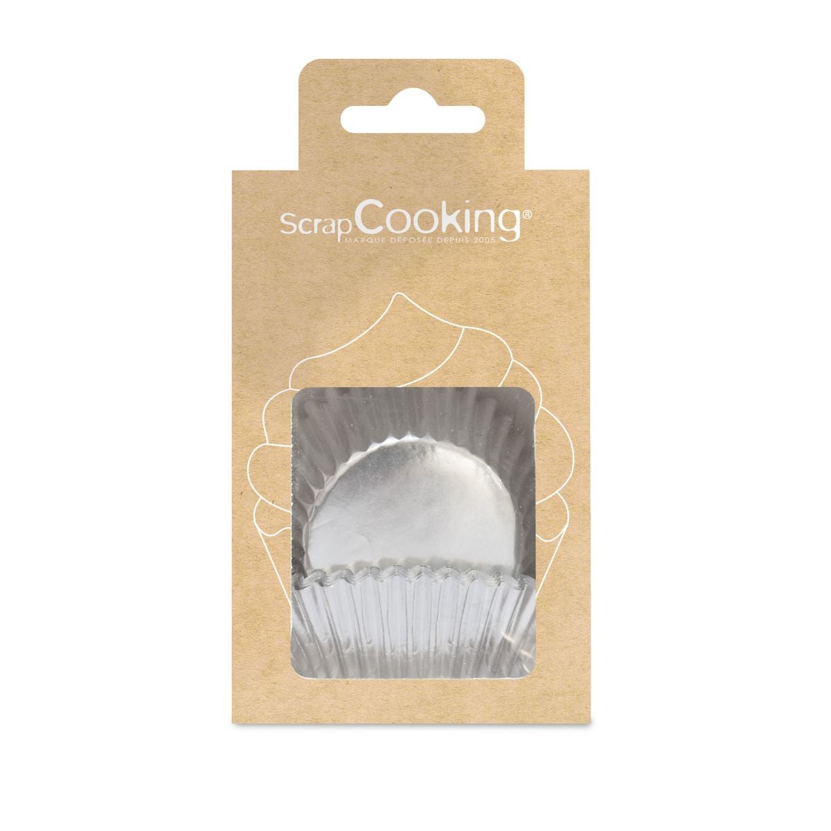 Scrapcooking Bakvormpjes - Zilver pk/48