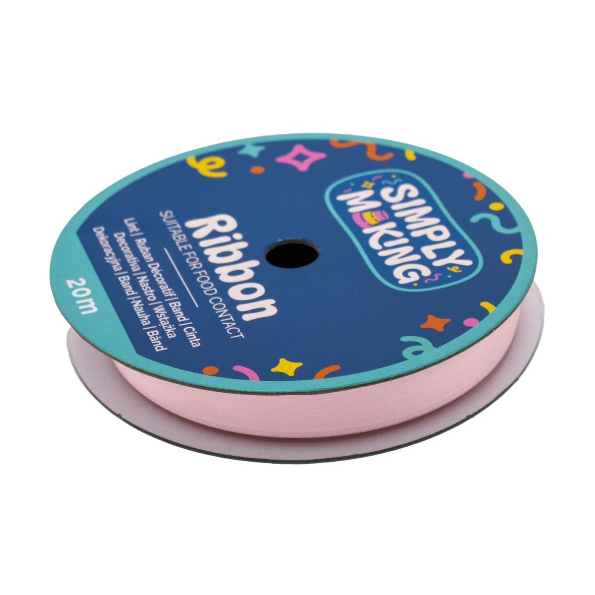 Simply Making Taartlint Babyroze 12 mm x 20 m