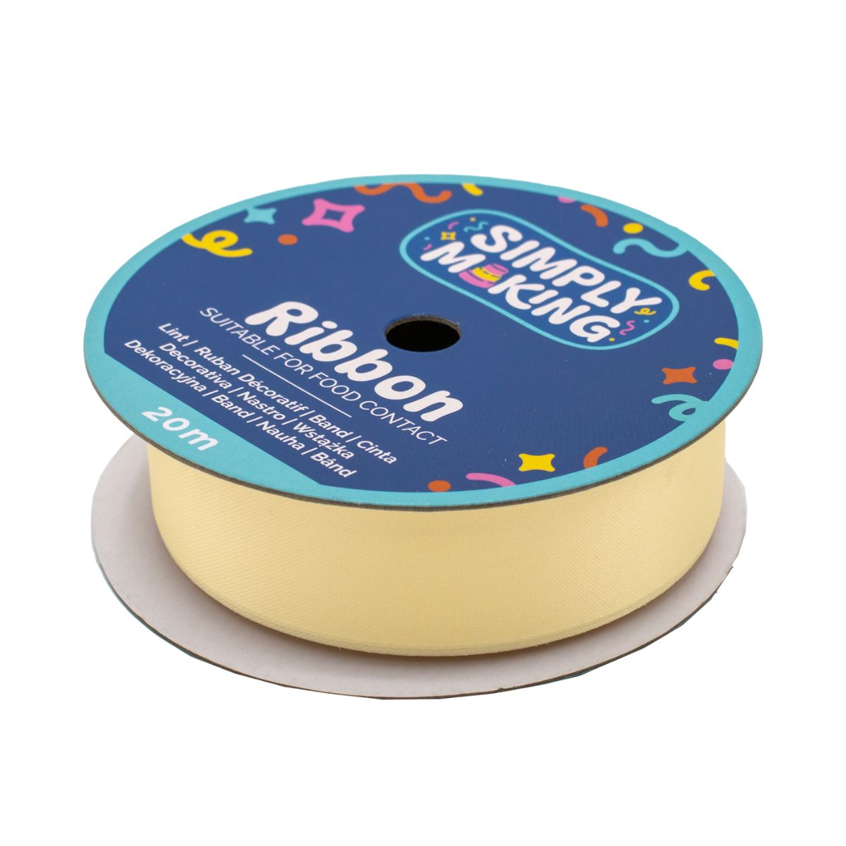 Simply Making Taartlint Champagne 24 mm x 20 m