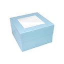 Simply Making Taartdoos Venster Lichtblauw 30 x 30 x 15 cm