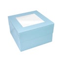 Simply Making Taartdoos Venster Lichtblauw 35 x 35 x 15 cm
