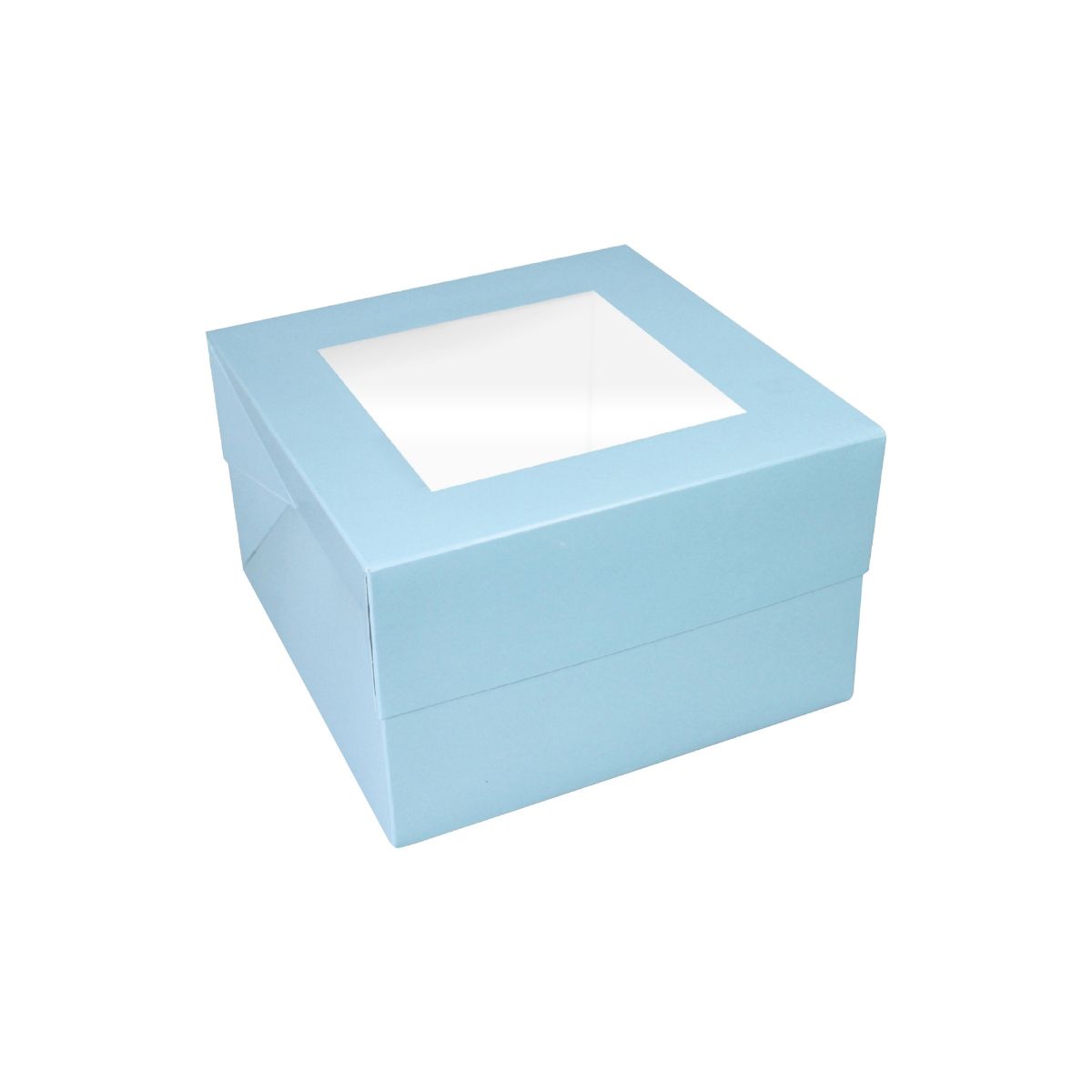 Simply Making Cake Box Venster Lichtblauw 20 x 20 x 15 cm pk/10