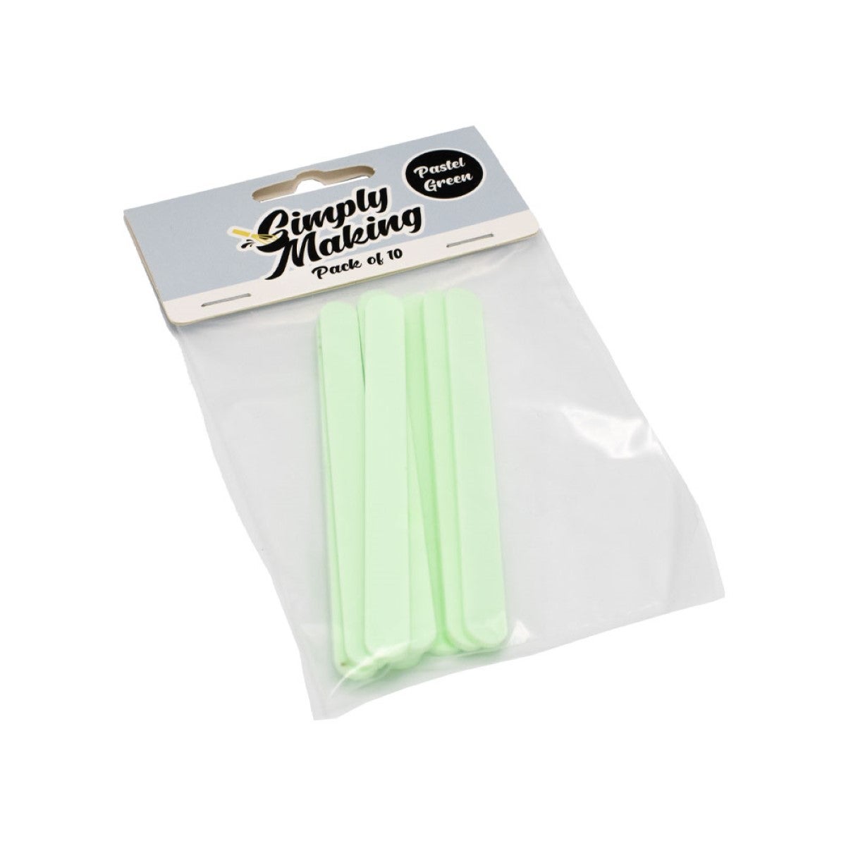Simply Making Cakesicle Sticks pk/10 - Pastelgroen Standaard