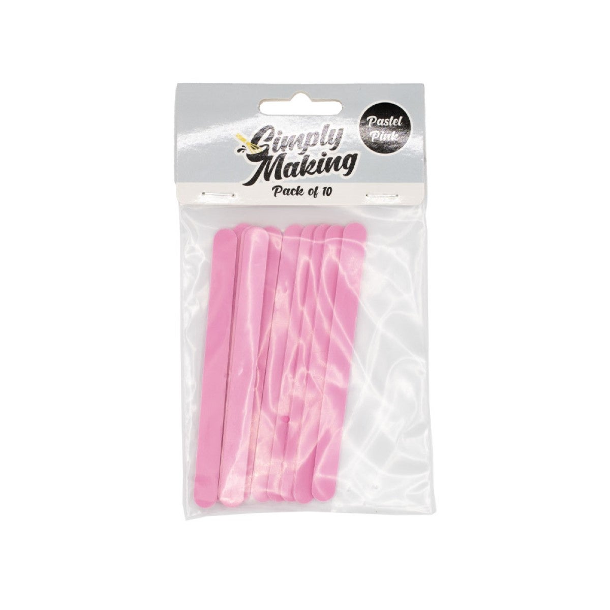 Simply Making Cakesicle Sticks pk/10 - Pastelroze Standaard