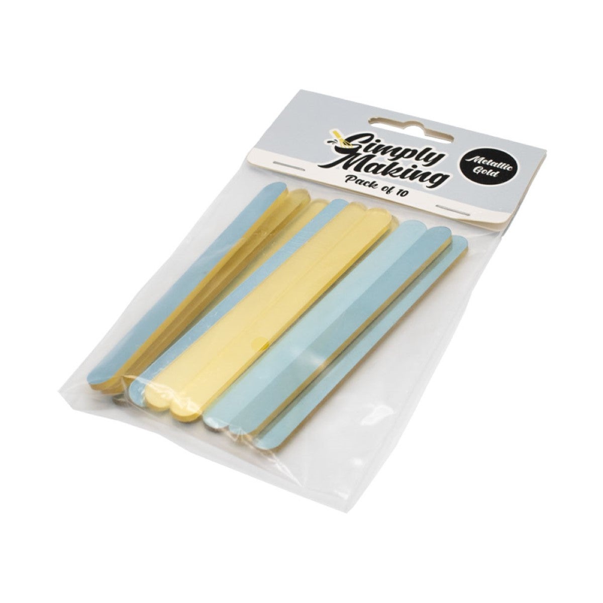 Simply Making Cakesicle Sticks pk/10 - Glanzend Goud - 113mm