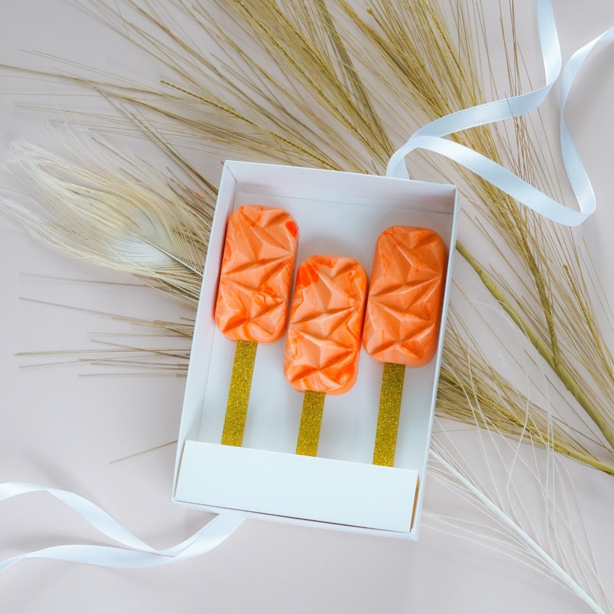 Simply Making Cakesicle Sticks pk/10 - Goud Glitter Mini