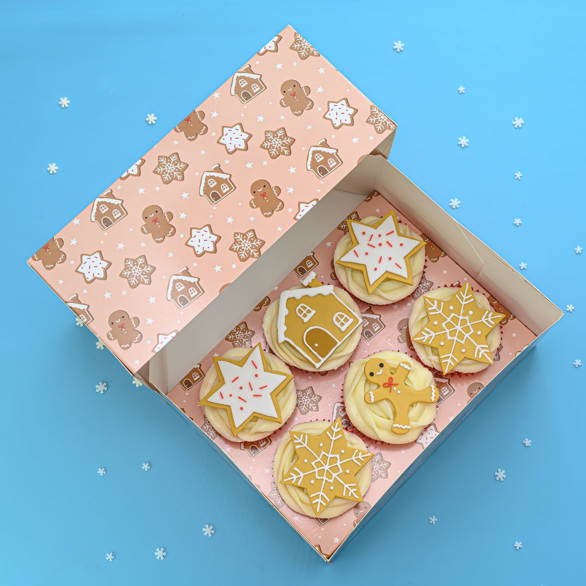 Simply Making Cupcake Box 12- pk/2 - Peperkoek