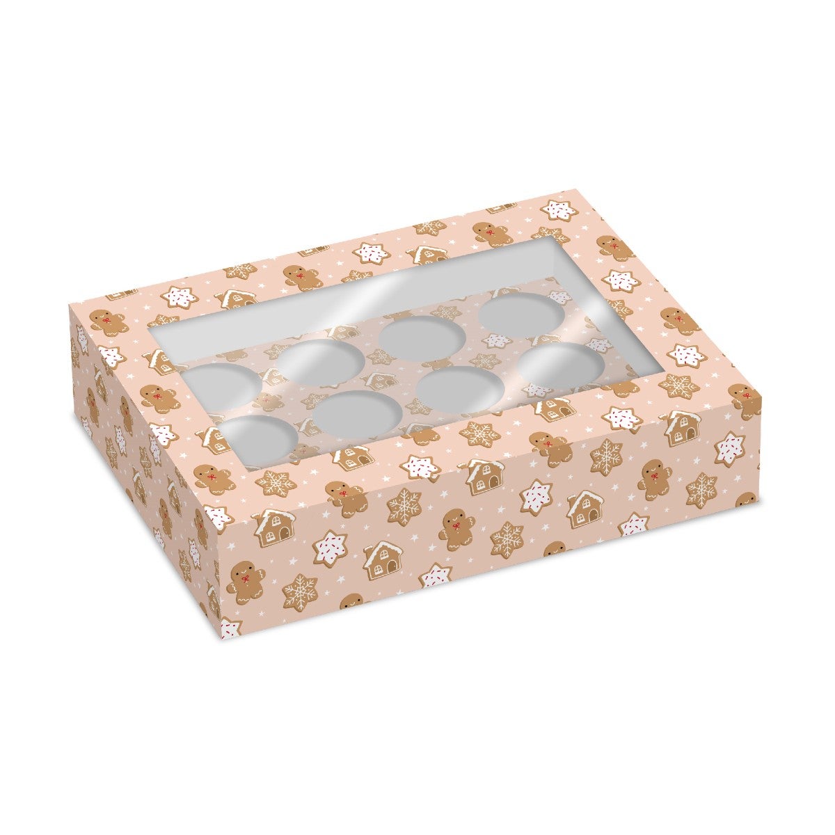 Simply Making Cupcake Box 12- pk/2 - Peperkoek