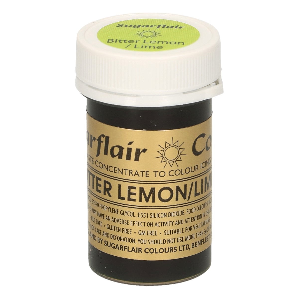 Sugarflair Paste Colour BITTER LEMON/LIME 25g