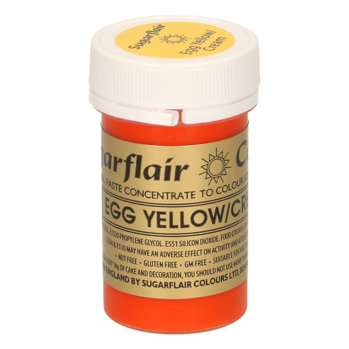 Sugarflair Paste Colour EGG YELLOW/CREAM 25g
