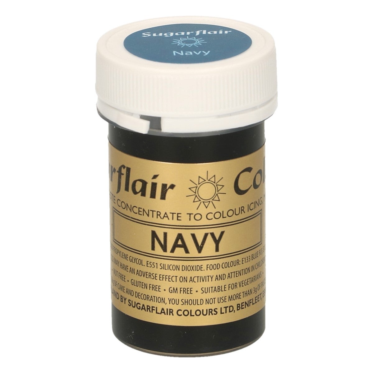 Sugarflair Paste Colour NAVY 25g
