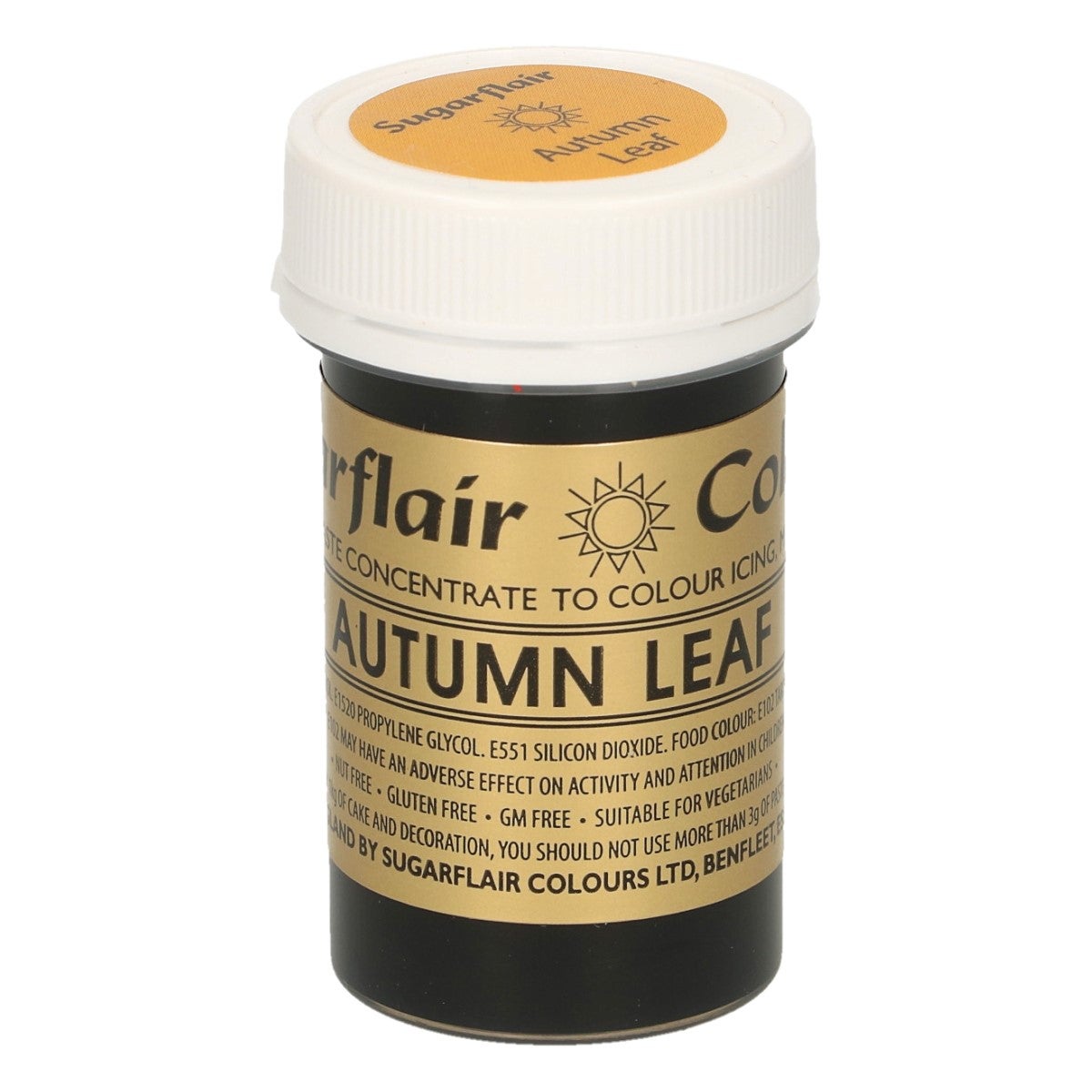 Sugarflair Paste Colour AUTUMN LEAF 25g