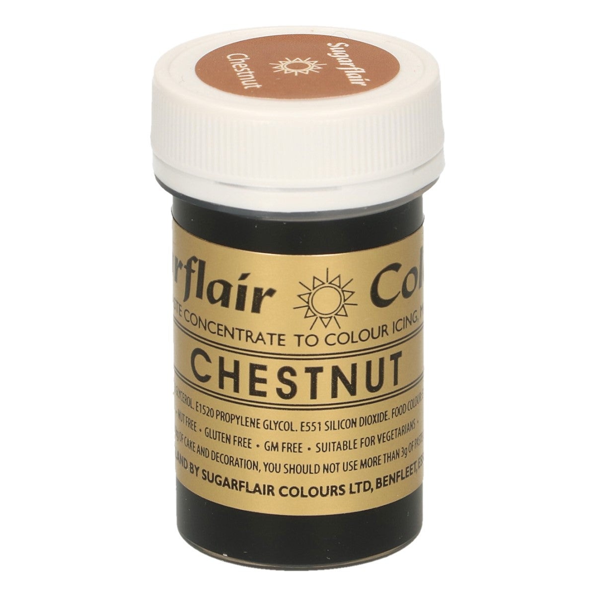 Sugarflair Paste Colour CHESTNUT 25g