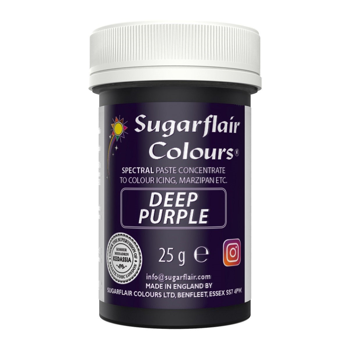 Sugarflair Paste Colour DEEP PURPLE, 25g