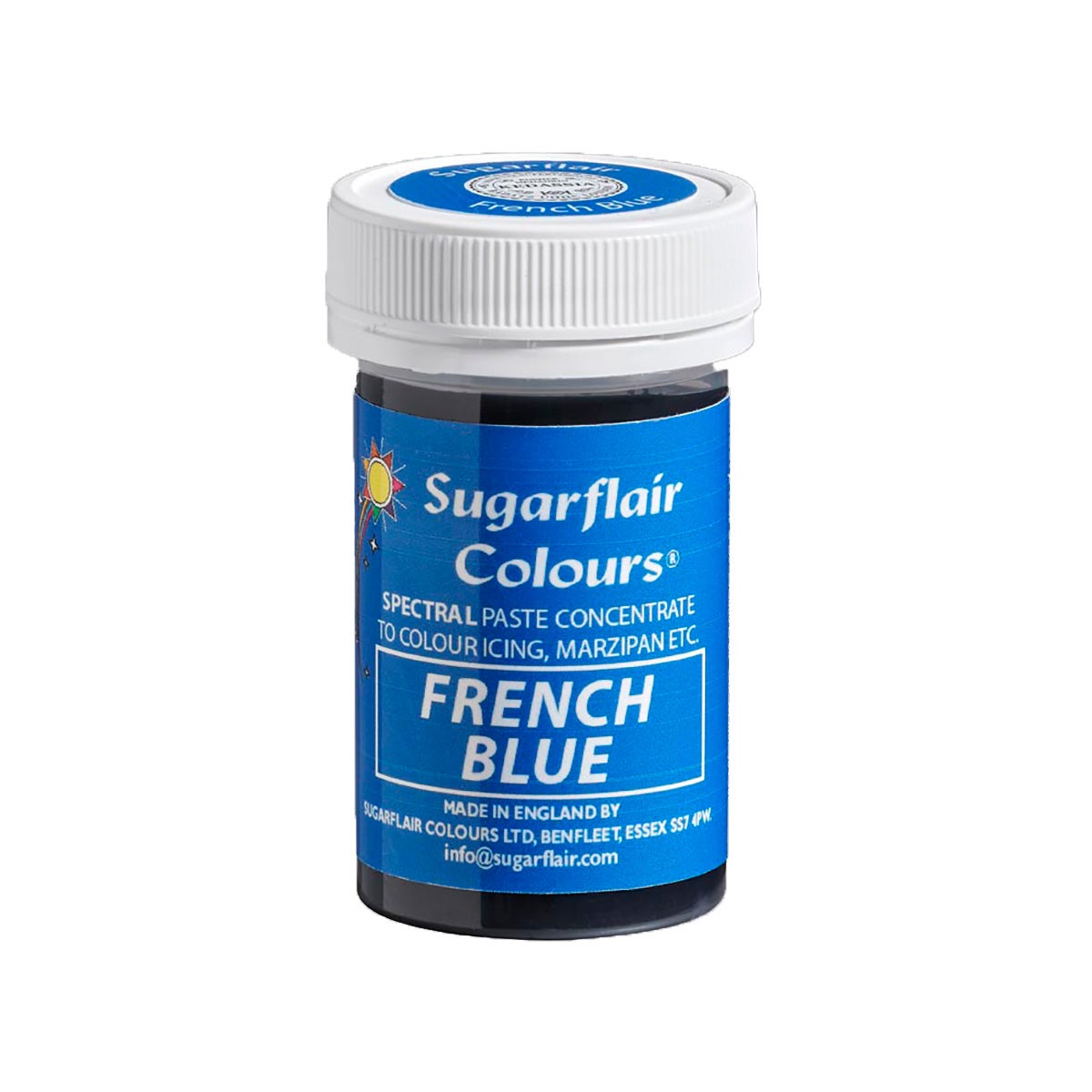 Sugarflair Spectral Kleurpasta - French Blue - 25g