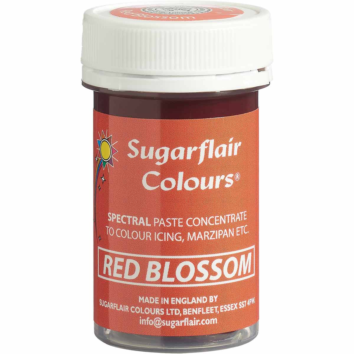 Sugarflair Paste Colour - Red Blossom - 25g