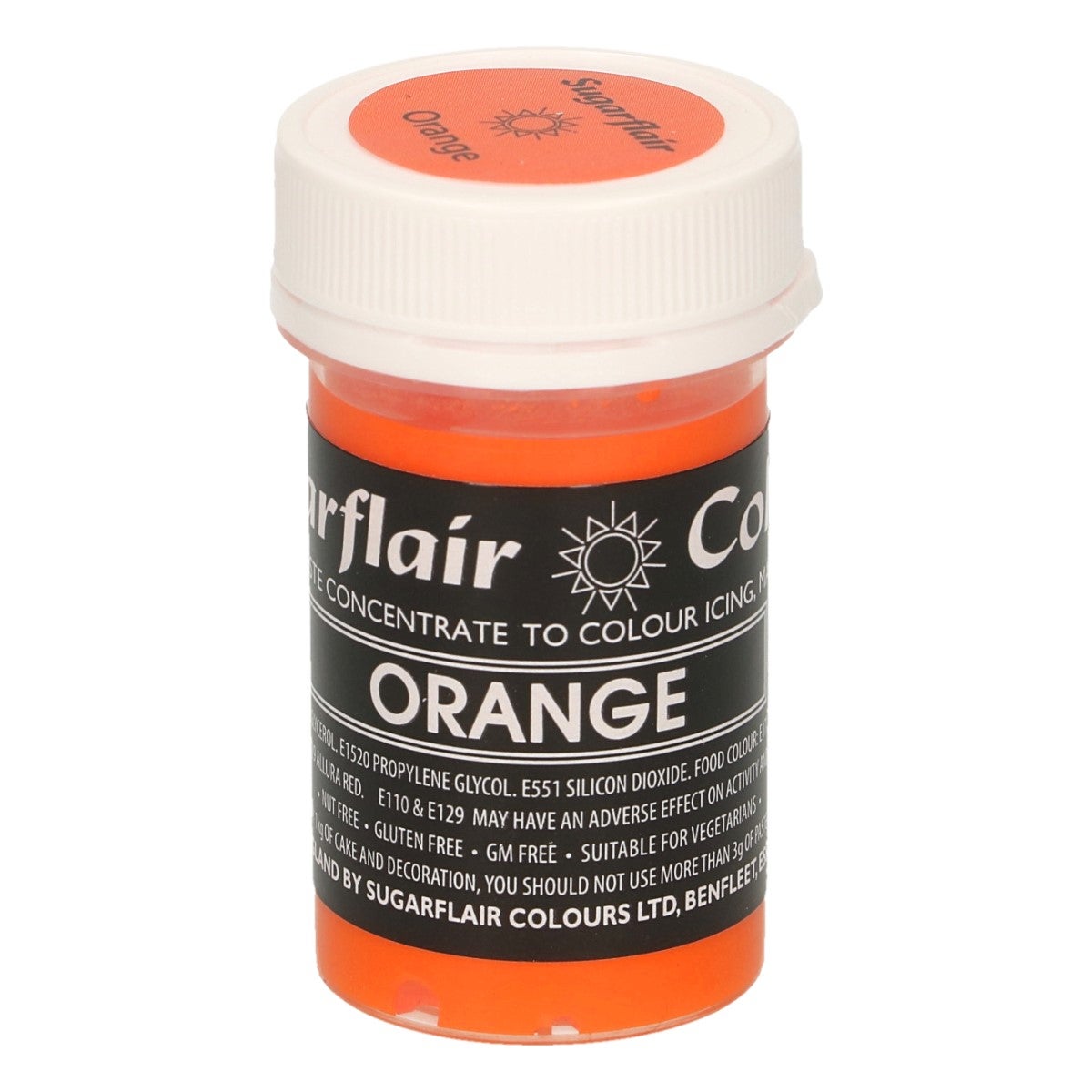 Sugarflair Paste Colour Pastel ORANJE 25g