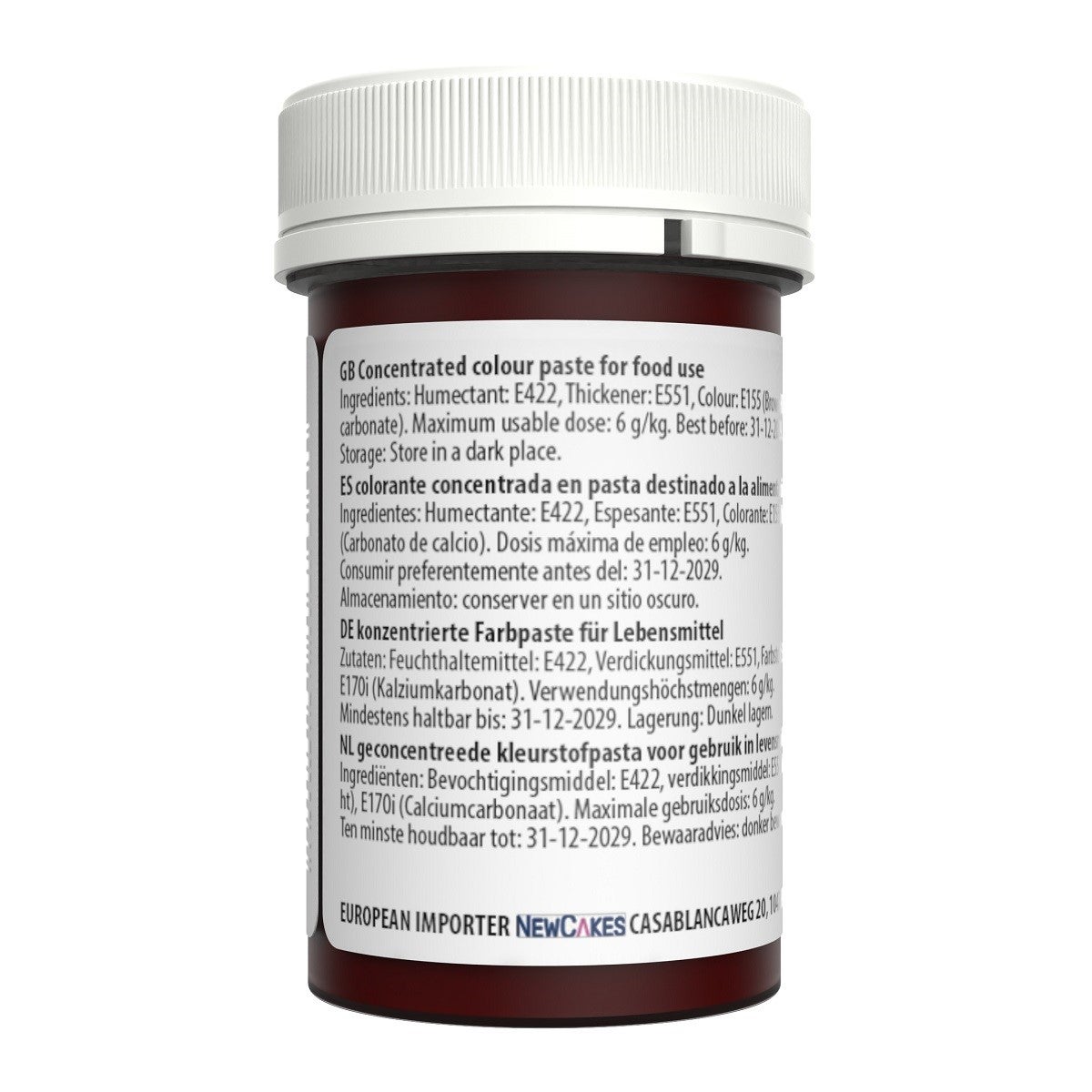 Sugarflair Paste Colour Pastel BROWN 25g