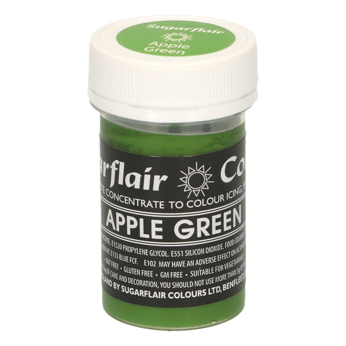 Sugarflair Paste Colour Pastel APPLE GREEN 25g