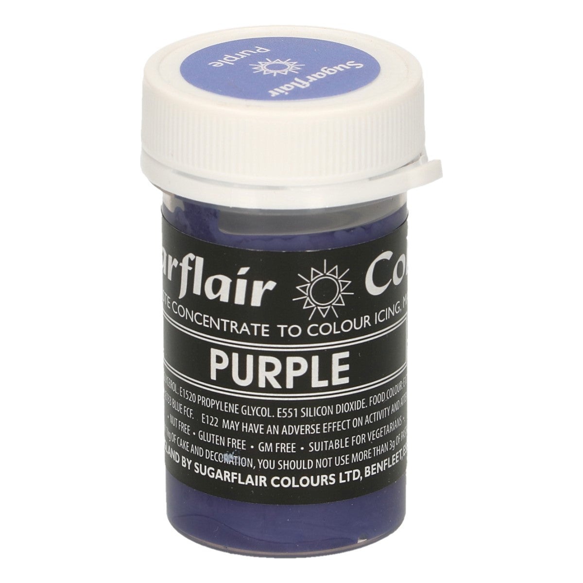 Sugarflair Paste Colour Pastel PURPLE 25g