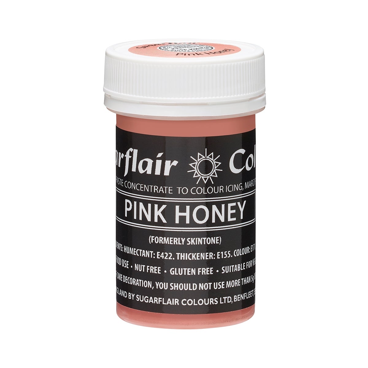 Sugarflair Paste Colour Pastel Roze Honing 25g