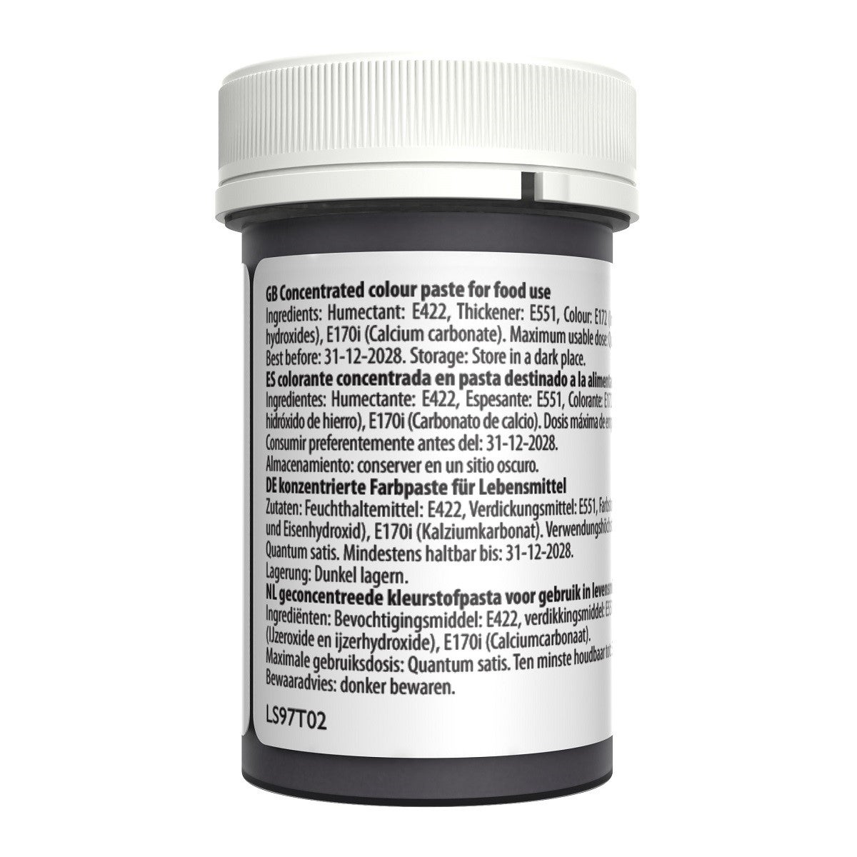 Sugarflair Paste Colour Satin ANTIQUE SILVER 25g