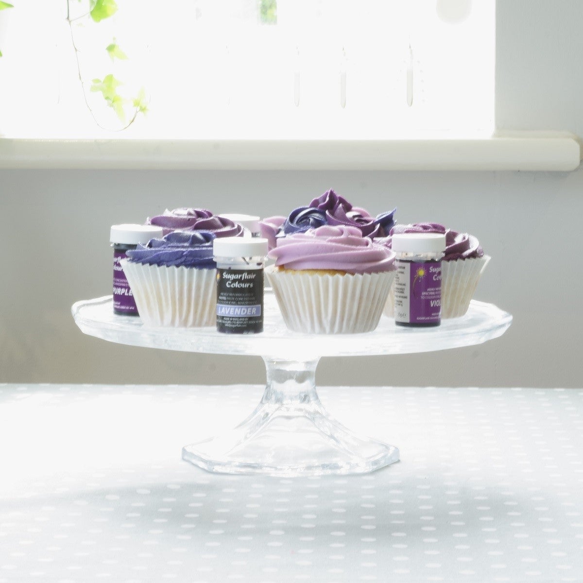 Sugarflair Paste Colour Mix Paars Set/4