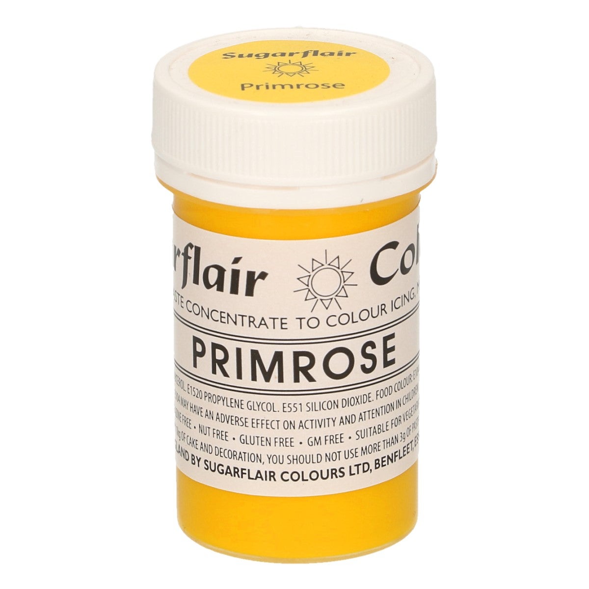 Sugarflair Paste Colour PRIMROSE 25g
