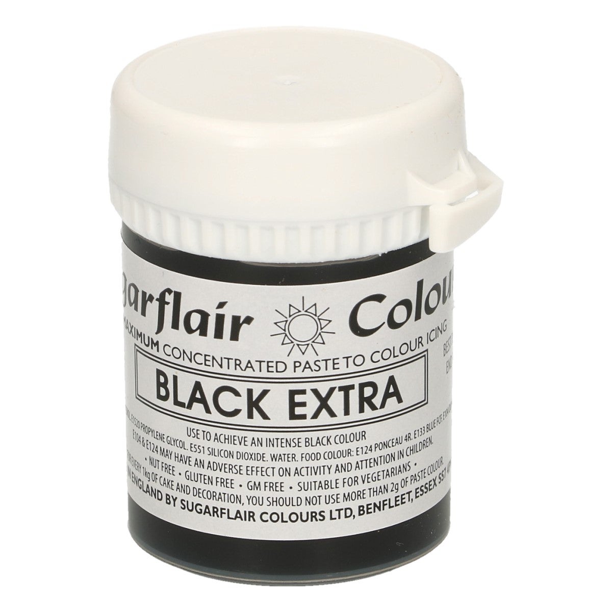 Sugarflair - Max Concentrate Paste Colour BLACK EXTRA 42g
