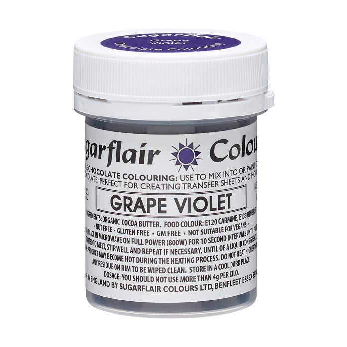 Sugarflair Chocolate Colour Grape Violet 35g